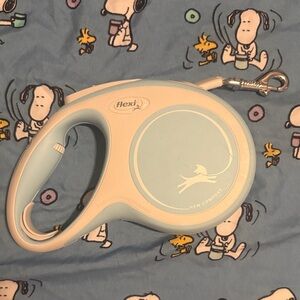 Flexi Light Blue and Cream Pet Leash